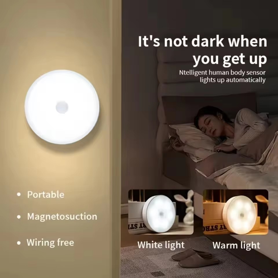 USB 충전식 LED 야간 조명등(스위치 포함), 모션 - Light Switch 리뷰 및 가격
