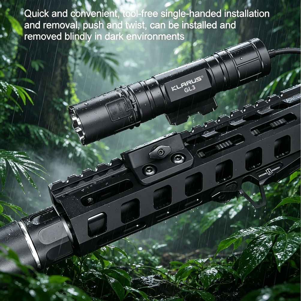 클라루스 GL3 전술용 손전등, 2100루멘 LED,  - Light Switch 리뷰 및 가격